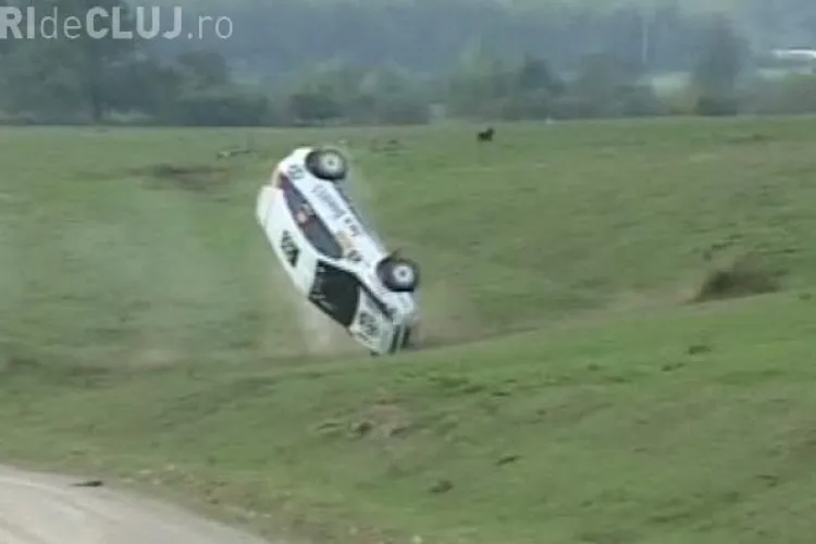 Accidentul lui Victor Ponta, de la Raliul Iasiului a fost filmat - VEZI VIDEO