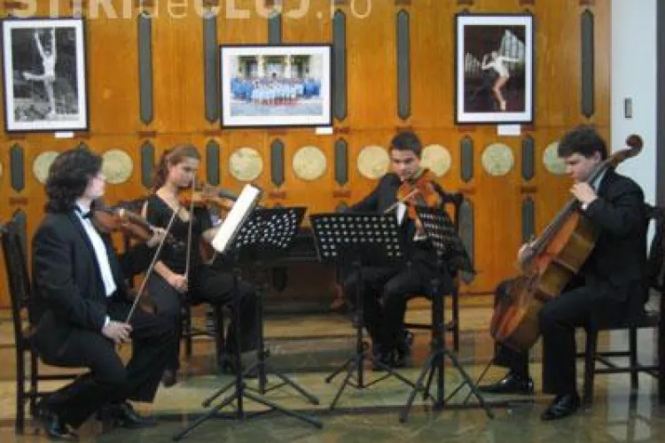 Cvartetul Arcadia sustine un concert la Academia de Muzica din Cluj Napoca