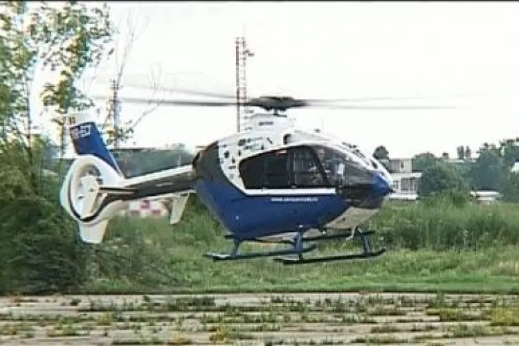 Un elicopter tip TAXI s-a prabusit in Delta Dunarii. Intre pasageri era unul dintre actionarii Murfatlar