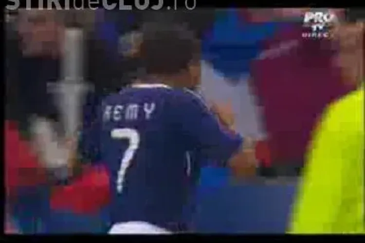 Remmy a inscris un gol din ofsaid in meciul Franta - Romania 2-0 / VIDEO
