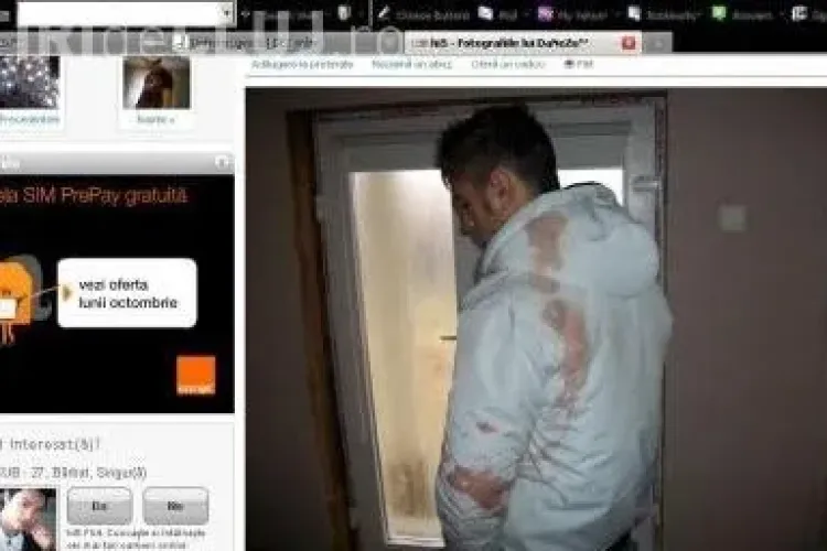 Ucigasul din Craiova si-a pus pe Hi5 poze cu hainele pline de sange - FOTO