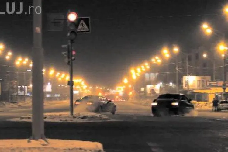 Razie pe Dorobanților pentru a-i prinde pe șoferii care fac curse de mașini
