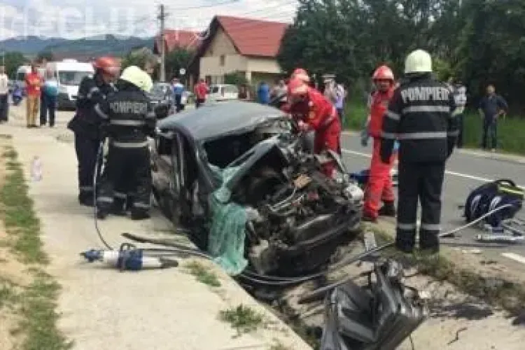 Cetățean străin mort la Dej în urma unui accident tragic. Soția sa e rănită grav FOTO