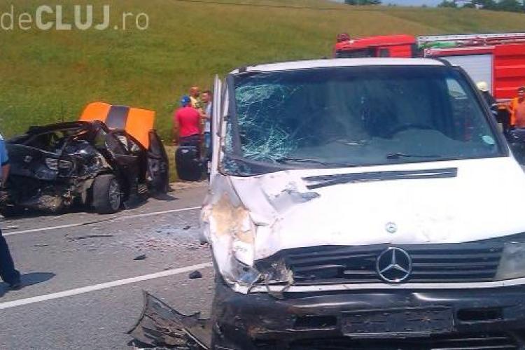 Accident GRAV pe un drum din Cluj! Un Seat de curse s-a făcut PRAF - FOTO