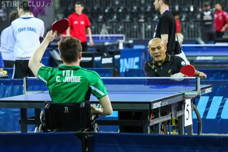 Turneu internațional de tenis de masă pentru persoane cu dizabilități la Cluj - FOTO