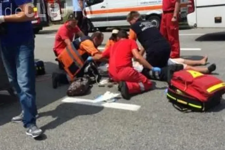 Pietoni loviți în plin de mașini la Cluj. Traversau strada neregulamentar