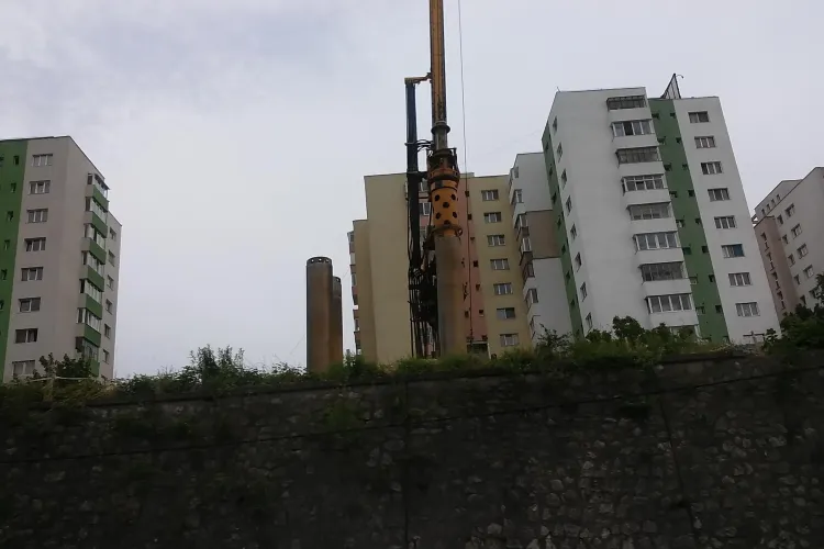 A început construcția blocului turn, de 25 de etaje, din Mănăștur - FOTO