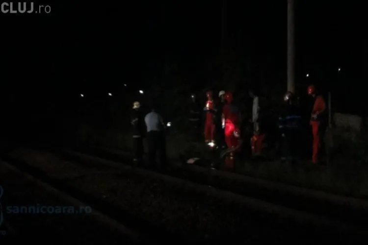 Bărbat lovit mortal de tren, în haltă la Sânnicoara FOTO 