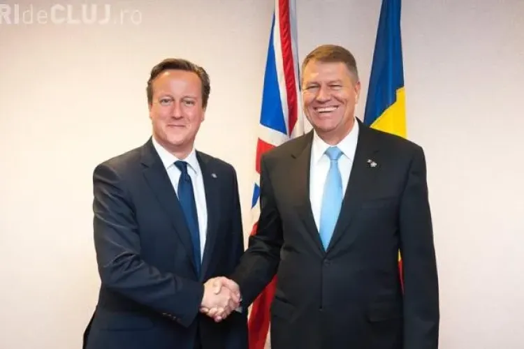 Klaus Iohannis a stat la discuții cu premierul Marii Britanii. Ce au discutat