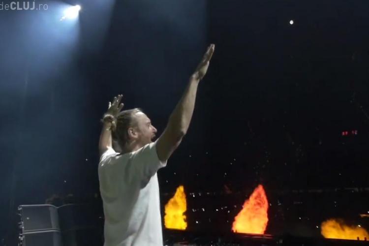 David Guetta a postat un clip filmat la Cluj de cameramanul lui - VIDEO