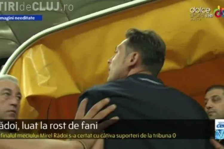 Reacția nervoasă a lui Rădoi, după egalul cu CFR Cluj. Ce i-a zis unui suporter care l-a luat la rost