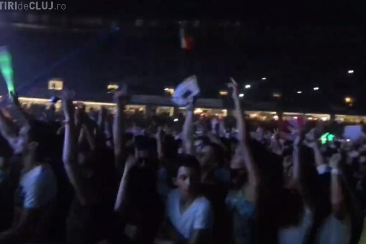 UNTOLD FESTIVAL: Un festivalier a intrat cu fierul de călcat pe stadion - VIDEO