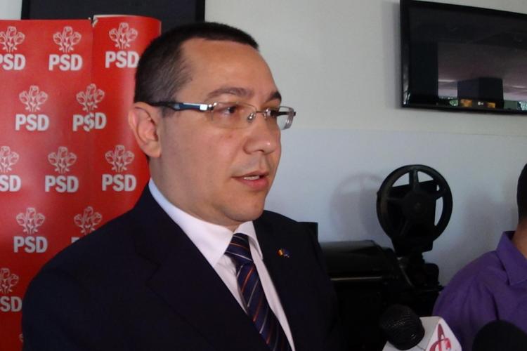 PSD Cluj îl susține pe Ponta ca premier
