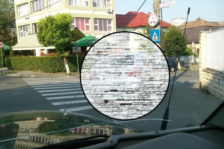 Parcare de blondă în Piața Engels: ”Viata bate bancul” - FOTO