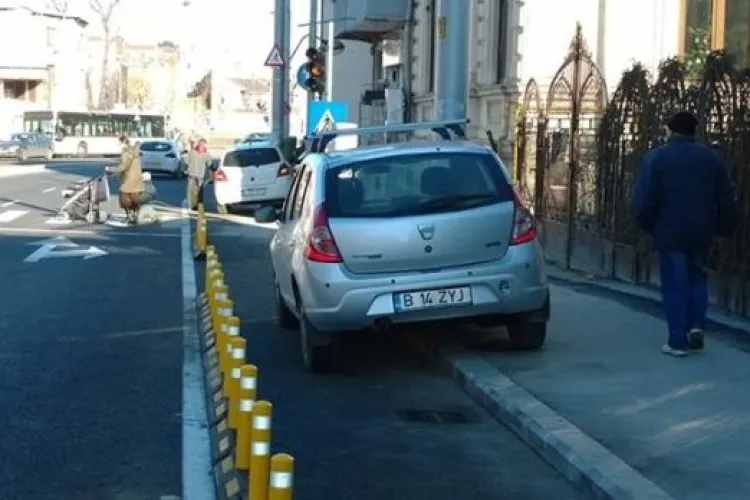 Apar piste de bicicliști pe Maramureșului și Calea Baciului. De ce propune un clujean să fie delimitate cu stâlpi din metal