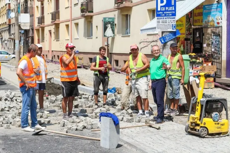Care este stadiul lucrărilor pe străzile Moților, Avram Iancu și Horea FOTO