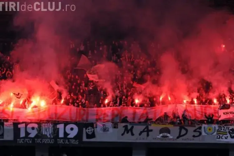 Suporterii U Cluj protestează față de FRF: Îngrădesc accesul la meciul Ungaria - România, de la Budapesta