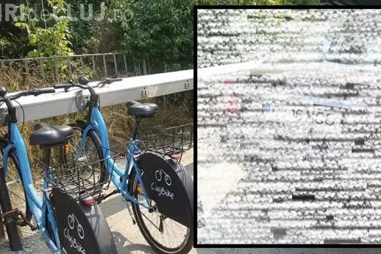 Se montează bicicletele din programul Bike Sharing, dar șoferii le dau bătăi de cap. Cum și-a lăsat un clujean mașina FOTO