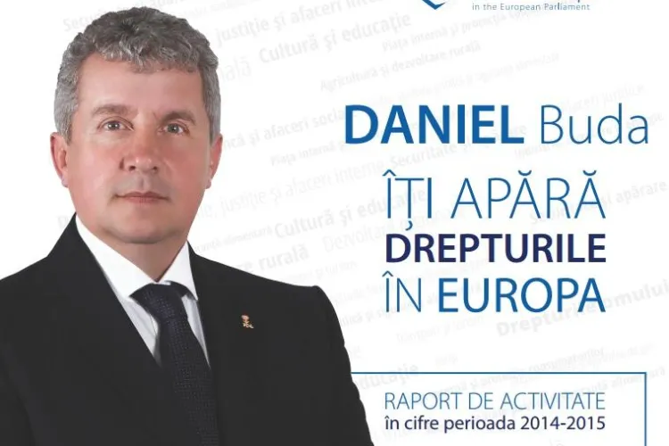 Daniel Buda și-a prezentat raportul de activitate din Parlamentul European, după un an de mandat