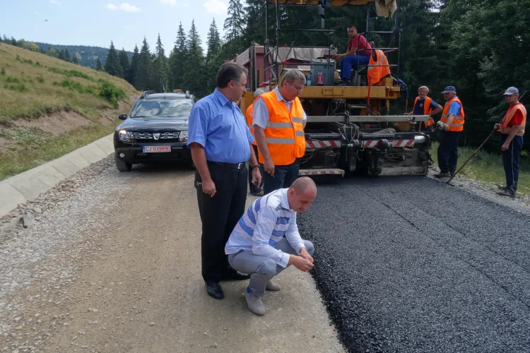 Seplecan s-a dus să vadă șantierul PENAL de pe drumul Răchiţele - Ic Ponor