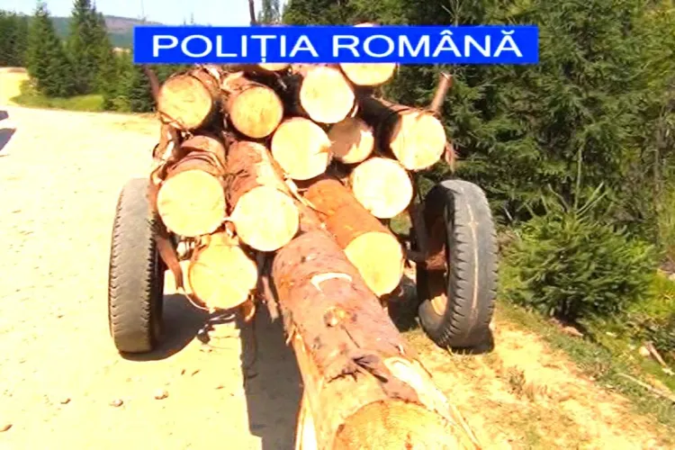 Razie la locuitorii din Măguri Răcătău. Polițiștii au dat amenzi și au confiscat lemne și produse de peste 11.000 lei VIDEO