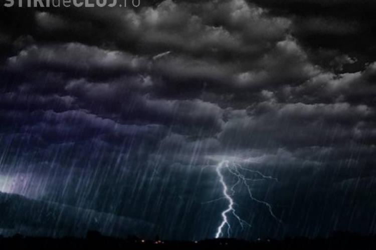 Avertisment de ploi și instabilitate atmosferică în toată țara. Cât va ploua la Cluj