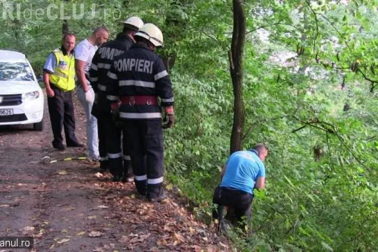 Descoperire macabră, într-o pădure din Dej. O femeie a fost găsită spânzurată într-un copac VIDEO