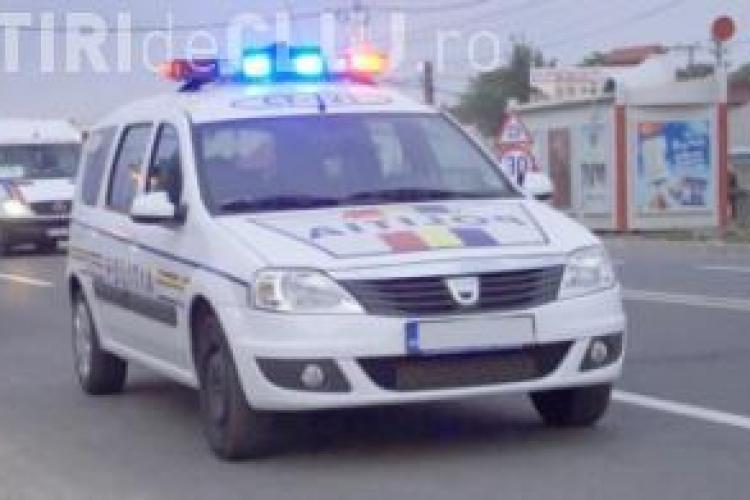 Șofer iresponsabil, prins de polițiști la Cluj. A băgat în spital un pieton și a fugit