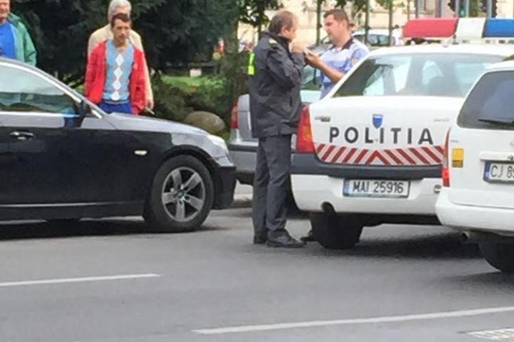 Politia vs ANAF la Cluj. L-a pus pe inspector să sufle în fiolă - FOTO