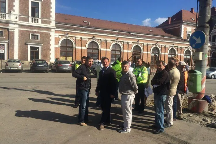 Modificare IMPORTANTĂ de trafic în Piata Gării. Cum se va circula - FOTO