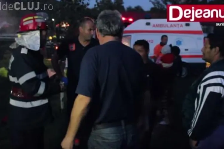 O familie de rromi din Gherla a pus pompierii pe jar. O femeie a anunțat că soțul a dat foc la casă și copiii sunt înauntru VIDEO