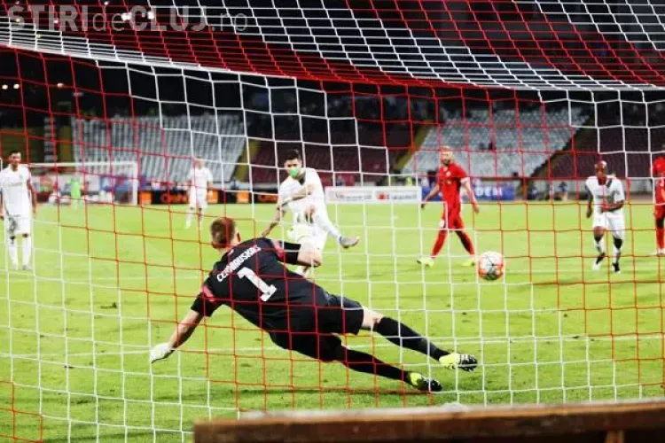 Victorie pentru CFR Cluj, în fața echipei Dinamo. Trei dinamoviști au fost eliminați REZUMAT VIDEO