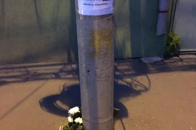 Cine e motociclistul MORT în Cluj-Napoca, pe strada Bucuresti. Colegii s-au adunat la locul accidentului - FOTO