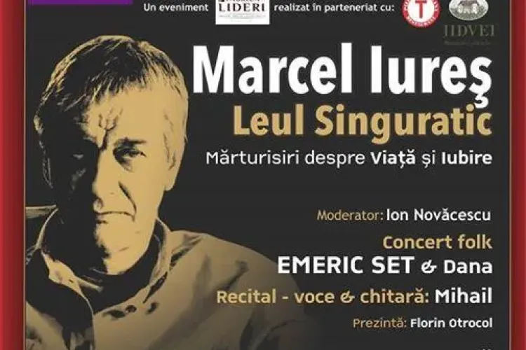 Marcel Iureș joacă azi la Cluj-Napoca în spectacolul ”Leul singuratic”