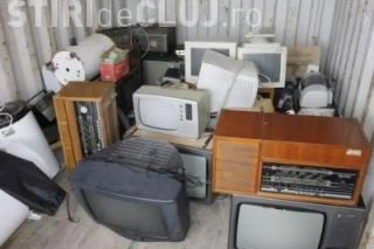 Cluj: Acțiune de colectare a deșeurilor de echipamente electrice și electronice (DEEE)
