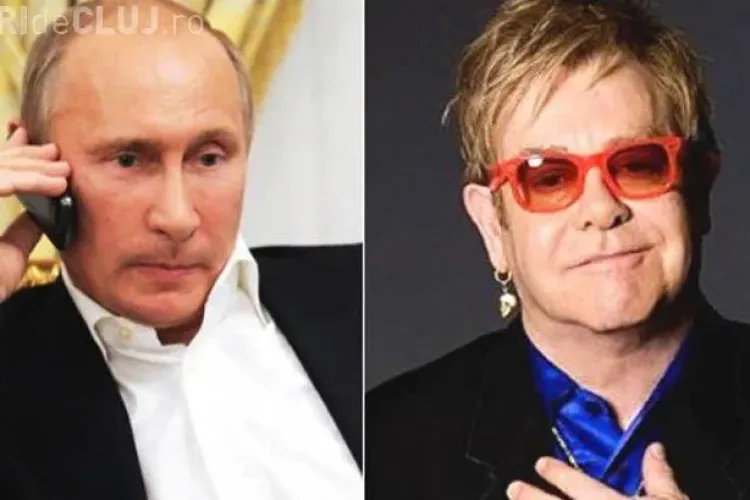 FARSĂ: Elton John credea că stă de vorbă cu Putin, despre drepturile comunității gay