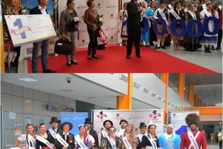 Președintele Consiliului Județean Cluj, în același avion cu pasagerul 1 milion de pe Aeroportul Cluj