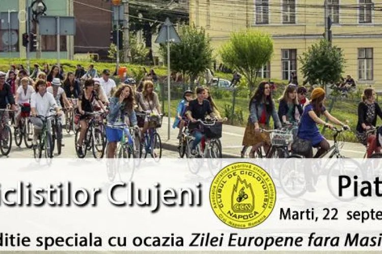 Bicicliștii protestează marți la Cluj! Pe ce traseu vor circula