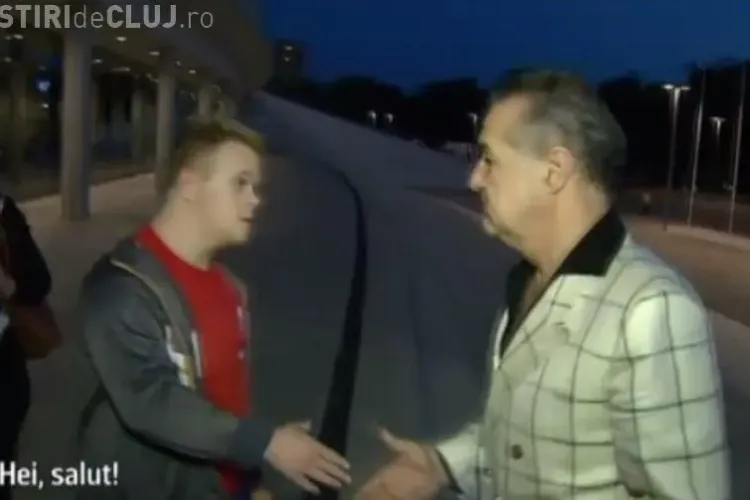 Gest IMPRESIONANT al lui Becali, în fata National Arena! Un pusti cu Sindrom Down l-a strigat: ”Heeei,  ce faci?”
