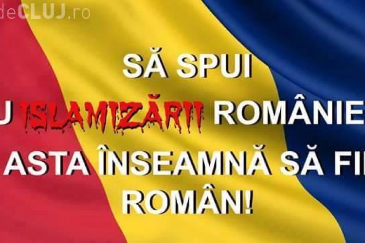 Miting la Cluj-Napoca: ”Nu islamizării României”