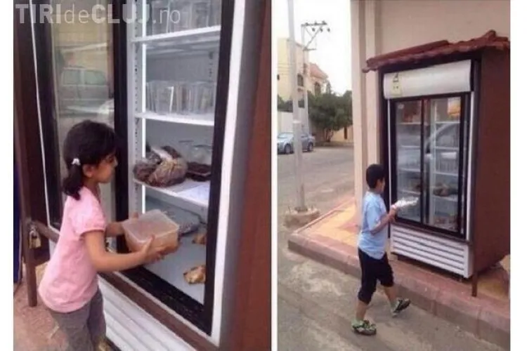 O idee SUPER! Primul frigider comunitar inaugurat la București. Clujul de ce nu ia exemplu? 