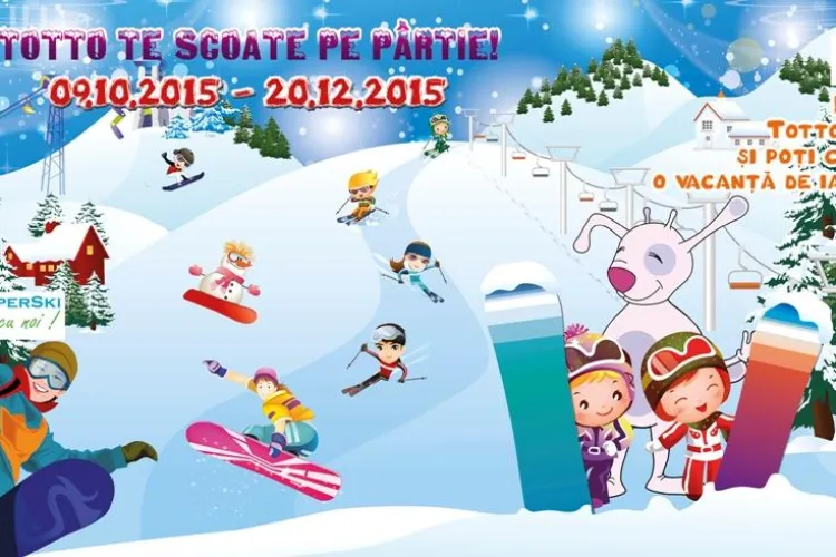 Spațiul de joacă pentru copii, din Iulius Mall Cluj, te trimite într-un week-end la schi (P)