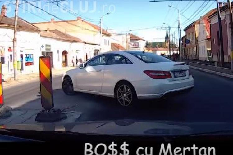 BOSS cu Mercedes și BMW. Cum conduc șmecherii la Cluj - VIDEO