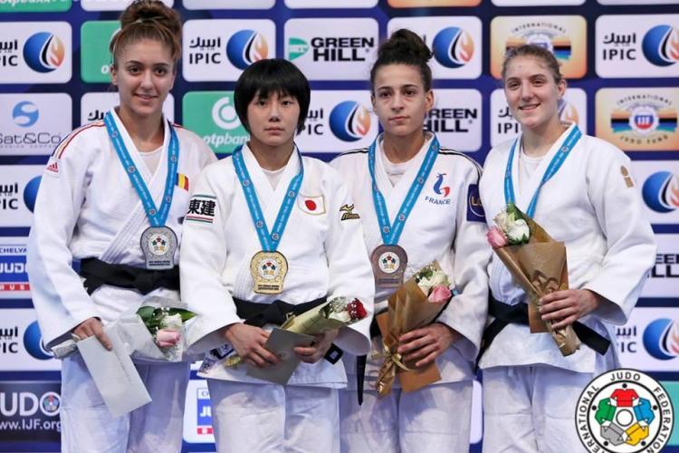 Judoka Ștefania Dobre, de U Cluj, a luat argintul la Campionatul Mondial de juniori U21