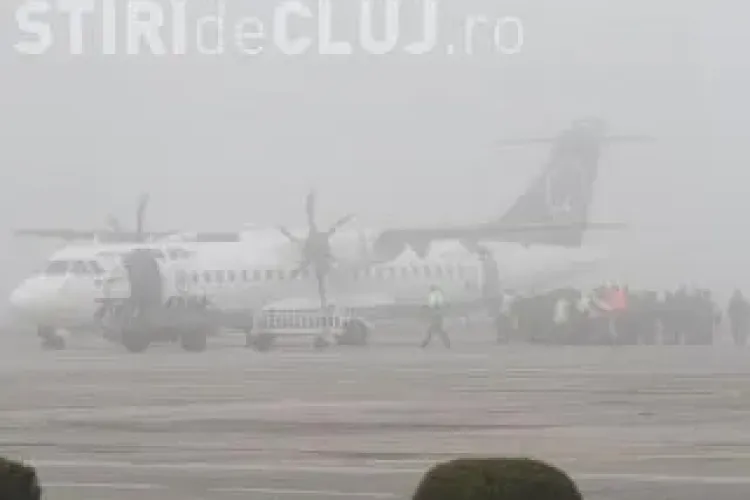 Mai multe avioane au avut întârzieri pe Aeroportul din Cluj, din cauza ceții