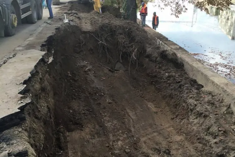 Primăria explică lucrările de BETONARE a Someșului. Oficialii spun că: Nu e adevărat nimic din ce s-a scris - FOTO