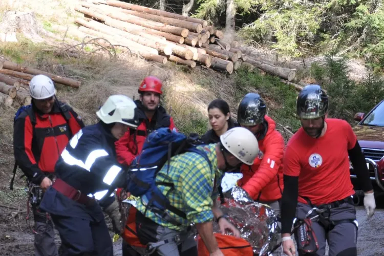Salvamont-Salvaspeo Cluj: Exercițiu de salvare-căutare în zona Muntele Băișorii