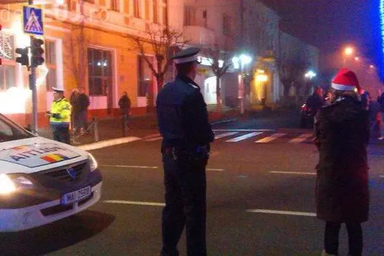 Tânără lovită pe trecerea de pietoni de o ”Crăciuniță”, la Gherla VIDEO