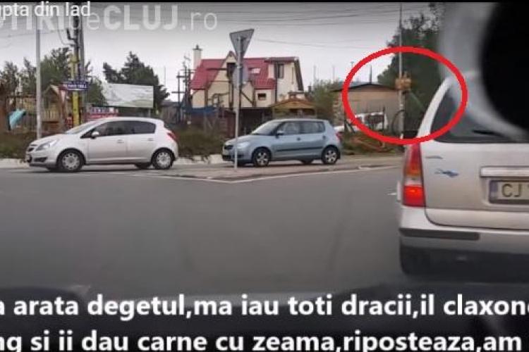 Semne obscene în trafic la Cluj. Șoferii aveau copii în mașină, altfel s-ar fi luat la BĂTAIE - VIDEO