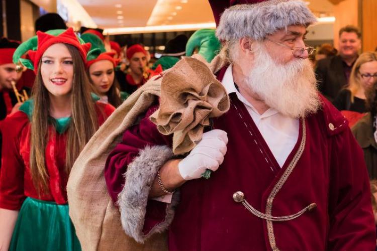 Când are loc Parada lui Moș Crăciun, din Iulius Mall Cluj